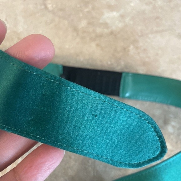 Miu Miu women\'s green hair band headband Missing Stone main image 7